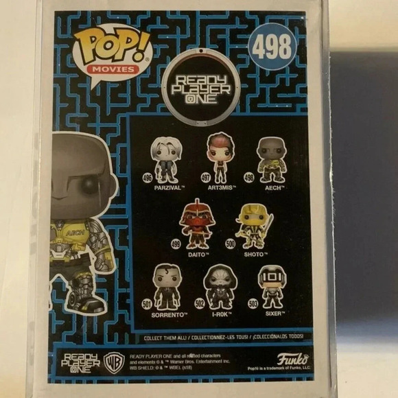 NEW Funko Pop! Movies Ready Player One Aech + Protector Box 498 - Picture 3 of 5